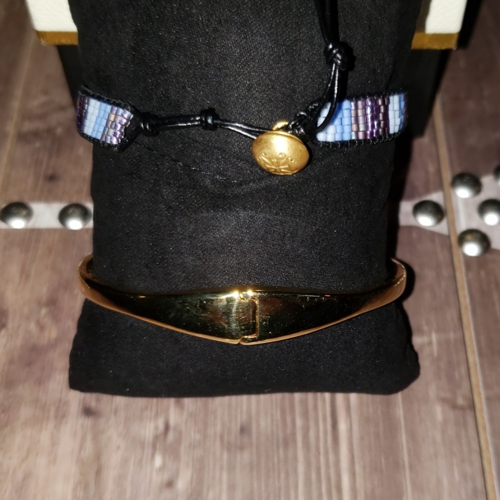 Bead & Metal Cuff Set - Picture 3 of 4